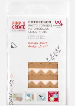 PAC Fotohjørner Brun - 84 STK