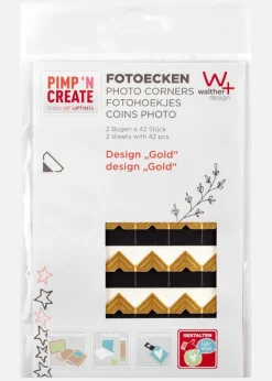 PAC Fotohjørner Guld - 84 STK