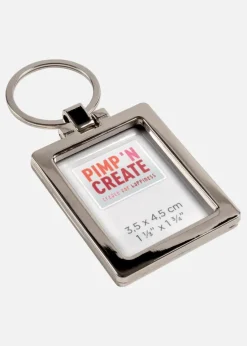 PAC Nøglering Sølv til 1 Billede i 3,5x4,5 cm