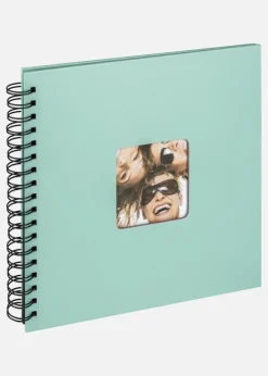 PAC Spiralalbum Grøn - 22,5x24 cm (40 Sorte sider / 20 ark)