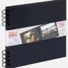 PAC Spiralalbum Sort - 18x18 cm (30 Sorte sider / 15 ark)