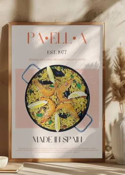 Paella Plakat (21x29.7 cm (A4))
