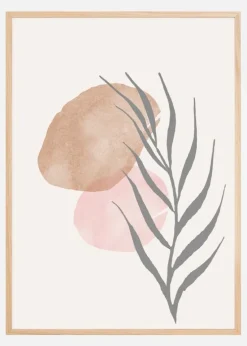 Painted Leaf II Plakat (21x29.7 cm (A4))