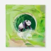 Panda Fotoalbum Grøn - 30x31 cm (60 Hvide sider / 30 blade)