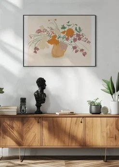 Pandcwarmblooms Copy Plakat (21x29.7 cm (A4))