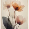 Parchment Flowers No 7 Plakat (21x29.7 cm (A4))