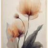 Parchment Flowers No 6 Plakat (21x29.7 cm (A4))