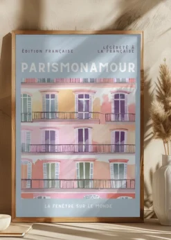 Paris mon Amour Plakat (21x29.7 cm (A4))