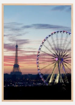 Paris Wheel Plakat (21x29.7 cm (A4))