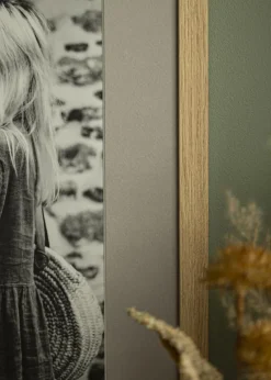 Passepartout Grå (Hvid kerne) - Bestilt efter mål