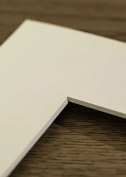 Passepartout Hvid Standard (Hvid kerne) 7x9 cm (3x4)