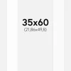 Passepartout Hvid Standard (Hvid kerne) 35x60 cm (21,86x49,8)