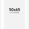 Passepartout Hvid Standard (Hvid kerne) 50x65 cm (37,1x54,88)