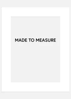 Passepartout Kridhvid (Hvid kerne) - Bestilt efter mål