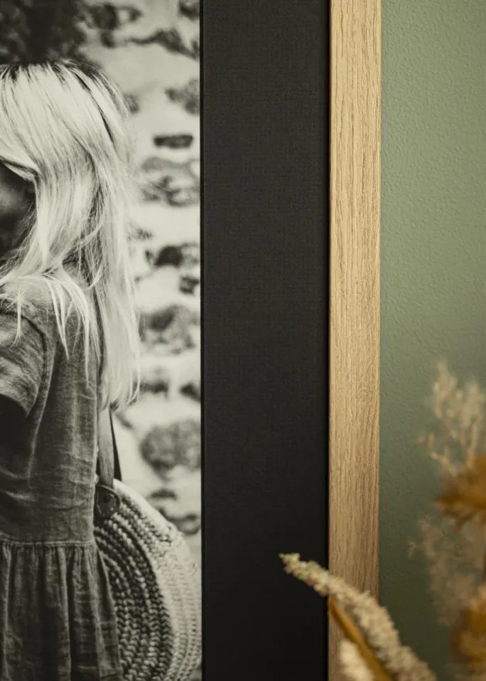 Passepartout Sort (Sort kerne) - Bestilt efter mål