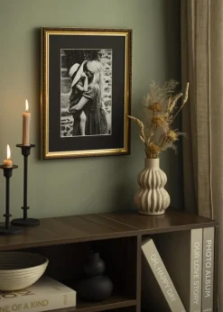 Passepartout Sort Standard (Hvid Kerne) 45x60 cm (31x44)