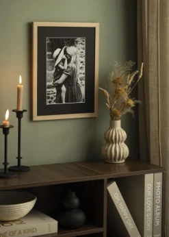 Passepartout Sort Standard (Hvid Kerne) 24x30 cm (14,24x19,32)