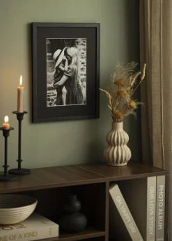 Passepartout Sort Standard (Hvid Kerne) 32x45 cm (24,4x29,48)