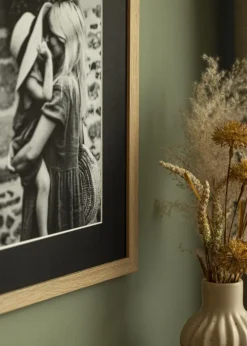 Passepartout Sort Standard (Hvid Kerne) 40x50 cm (27x34)