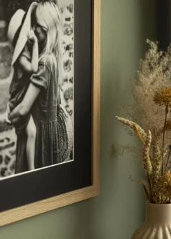 Passepartout Sort Standard (Hvid kerne) 20x40 cm (10x27)