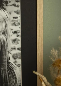 Passepartout Sort Standard (Hvid Kerne) 45x60 cm (34x49)