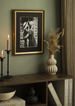 Passepartout Sort Standard (Hvid Kerne) 50x80 cm (40x69)