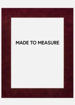 Passepartout Suede Berry - Bestilt efter mål