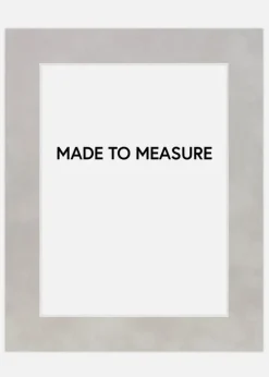 Passepartout Suede Smoke - Bestilt efter mål