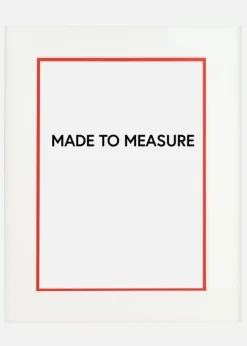 Passepartout To lag- Hvid/Rød - Bestilt efter mål