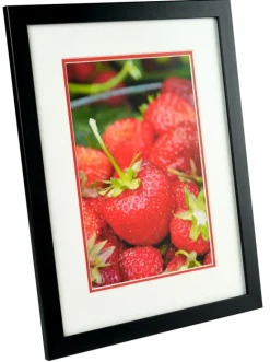 Passepartout To lag- Hvid/Rød - Bestilt efter mål