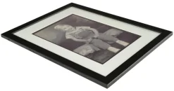 Passepartout To lag- Hvid/Sort - Bestilt efter mål