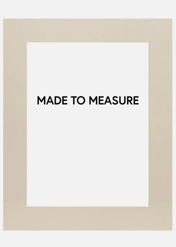 Passepartout Vintage Grey - Bestilt efter mål