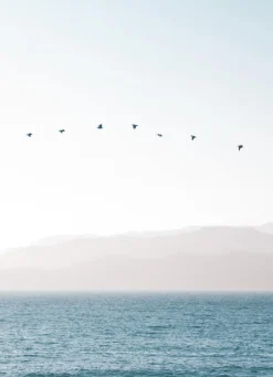 Pastel Blue Sea (21x29.7 cm (A4))