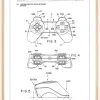 Patent Print - Game Controller II - White Plakat (21x29.7 cm (A4))