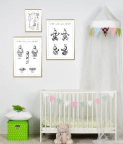 Patenttegning - Barbie Plakat (21x29.7 cm (A4))