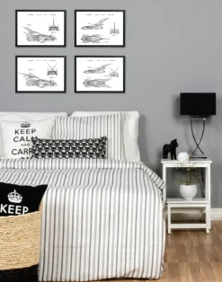 Patenttegning - Batman - Batmobile 1996 I Plakat (21x29.7 cm (A4))