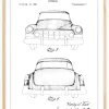 Patenttegning - Cadillac II Plakat (21x29.7 cm (A4))