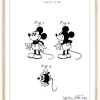 Patenttegning - Disney - Mickey Mouse Plakat (21x29.7 cm (A4))