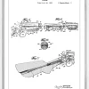 Patenttegning - Gevær II Plakat (21x29.7 cm (A4))