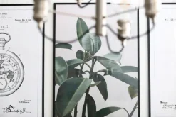 Patenttegning - Lommeur - Hvid Plakat (21x29.7 cm (A4))