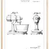 Patenttegning - Mixer II Plakat (21x29.7 cm (A4))