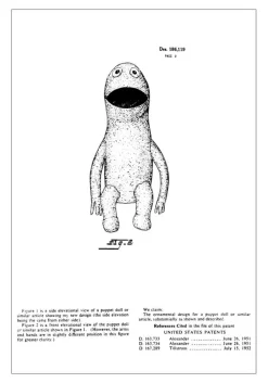 Patenttegning - Muppets - Kermit II Plakat (21x29.7 cm (A4))