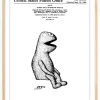 Patenttegning - Muppets - Kermit I Plakat (21x29.7 cm (A4))