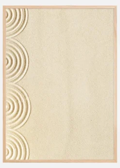 Pattern In The Sand Plakat (21x29.7 cm (A4))