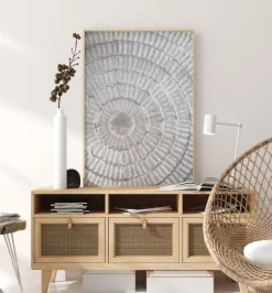 Patternplate Grey Plakat (21x29.7 cm (A4))