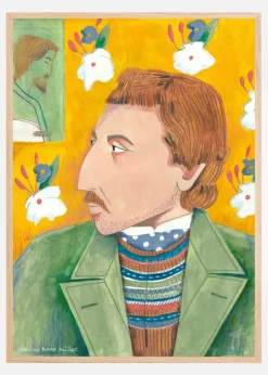 Paul Gauguin portrait Plakat (21x29.7 cm (A4))
