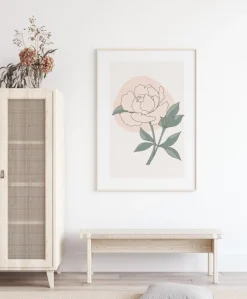 PEONY Plakat (21x29.7 cm (A4))