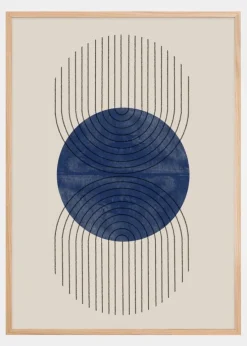 Perfect Point Blue Plakat (21x29.7 cm (A4))