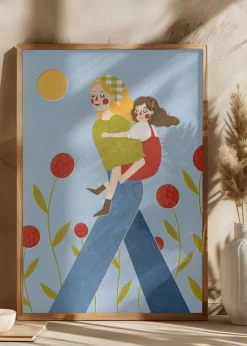 Piggy Back Plakat (21x29.7 cm (A4))