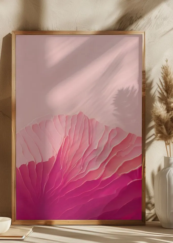 Pink Coral Plakat (21x29.7 cm (A4))